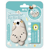 BLISTER SET MINI GRAPADORA + GRAPAS 24/6 SUMMER CHACHACHA | 24 UNIDADES | (M&G)